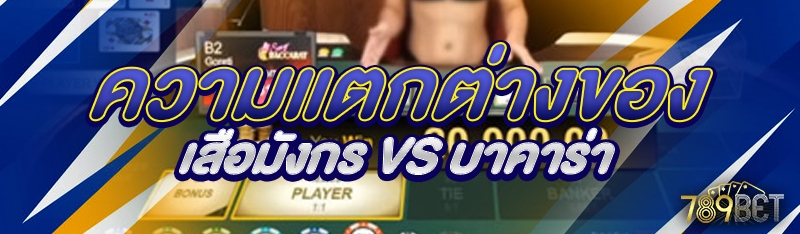 ความแตกต่างของเสือมังกร Vs บาคาร่า